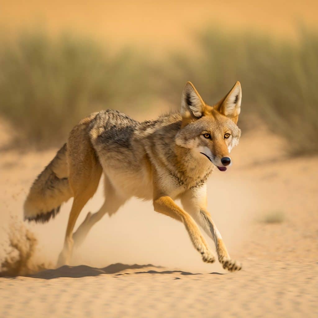 ai generated, coyote, fox